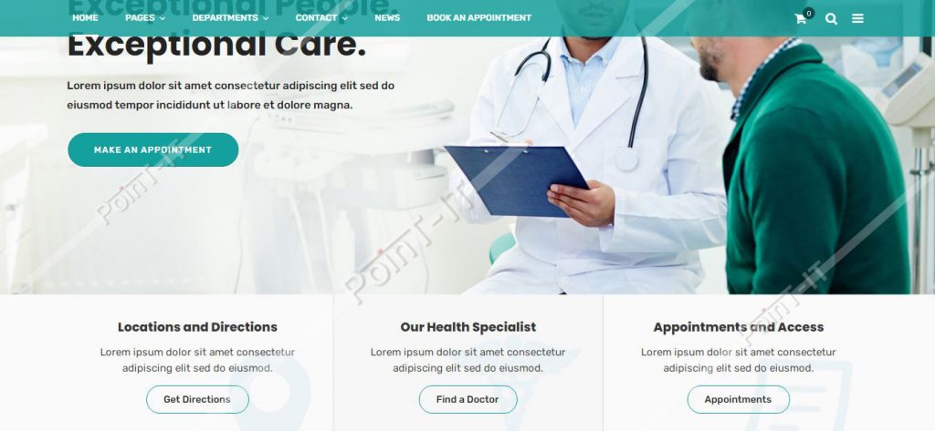 موقع عيادات طبية